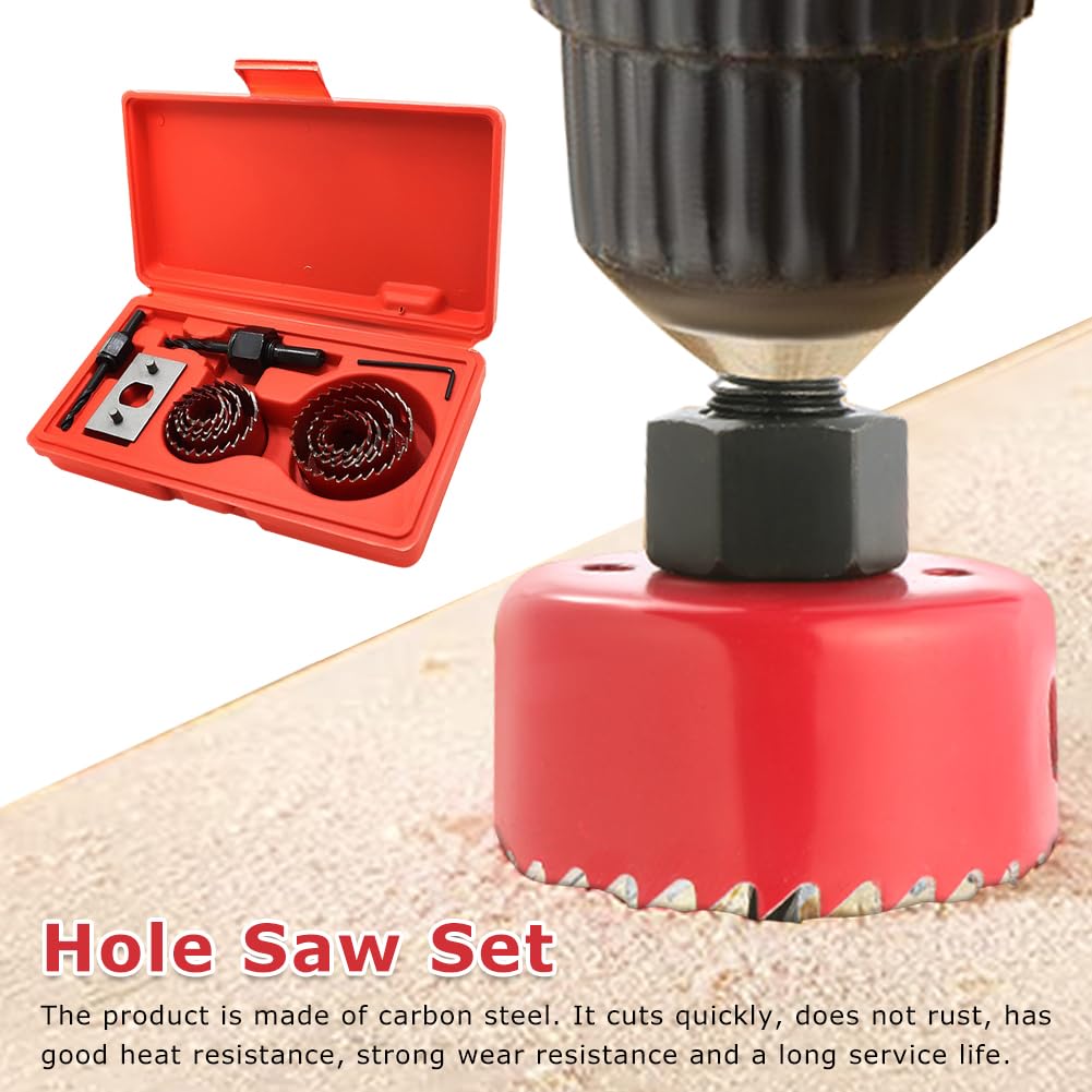 11 Pcs Hole Saw Sets,19-64mm Hole Cu-tter for Drilling Soft Metal,Wood,PVC - Image 4