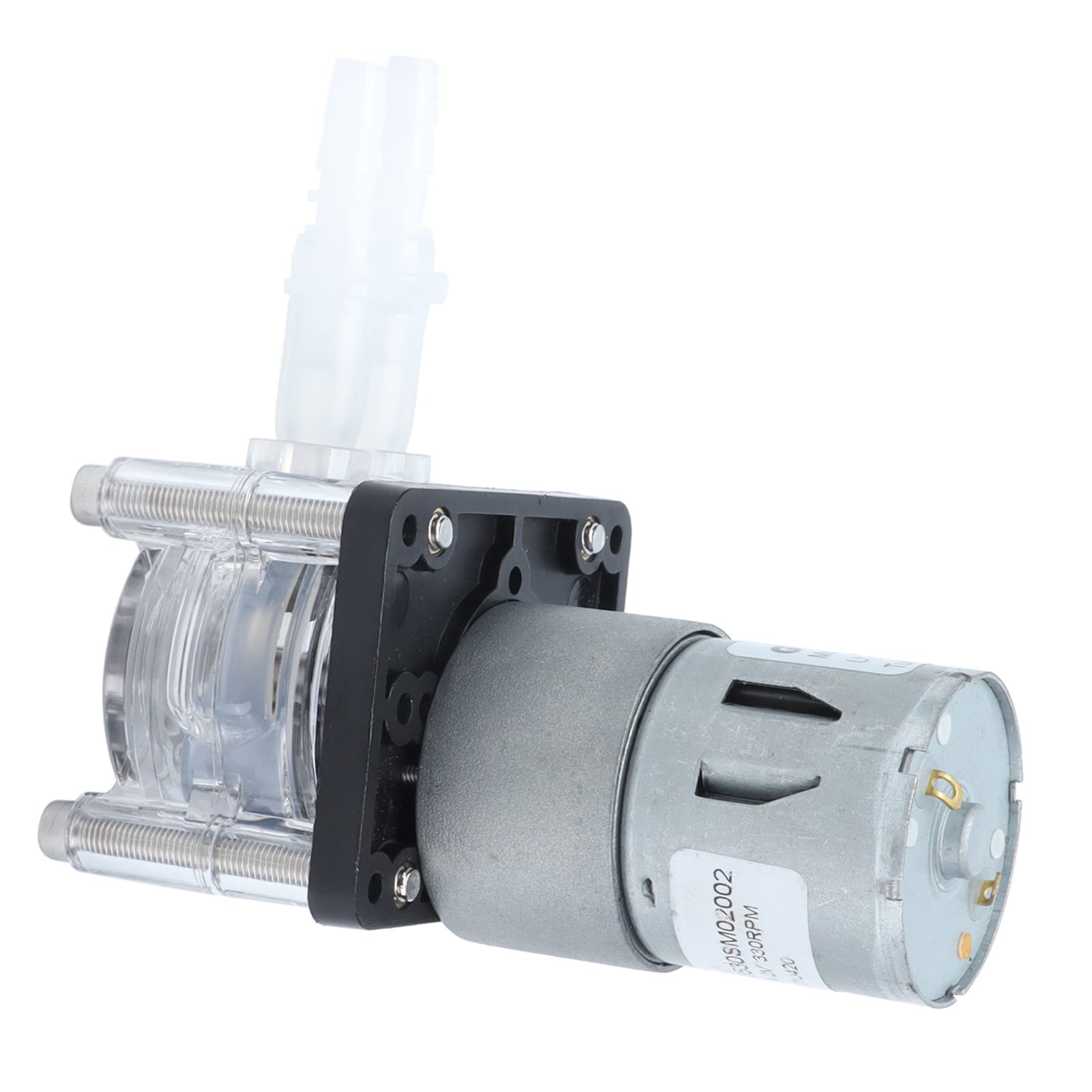 Fafeicy G928 24V Peristaltikpumpe, 500 ml/min Flüssigkeitsdosierpumpe mit Kugellager, Schlitzdesign und speziellem Silikonschlauch mit 3 Rollen, Panelmontage