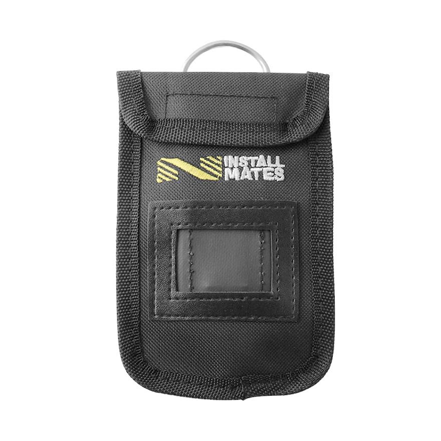 Installmates Cable Tie Pouch, Holds 4" Cable Ties (Black)