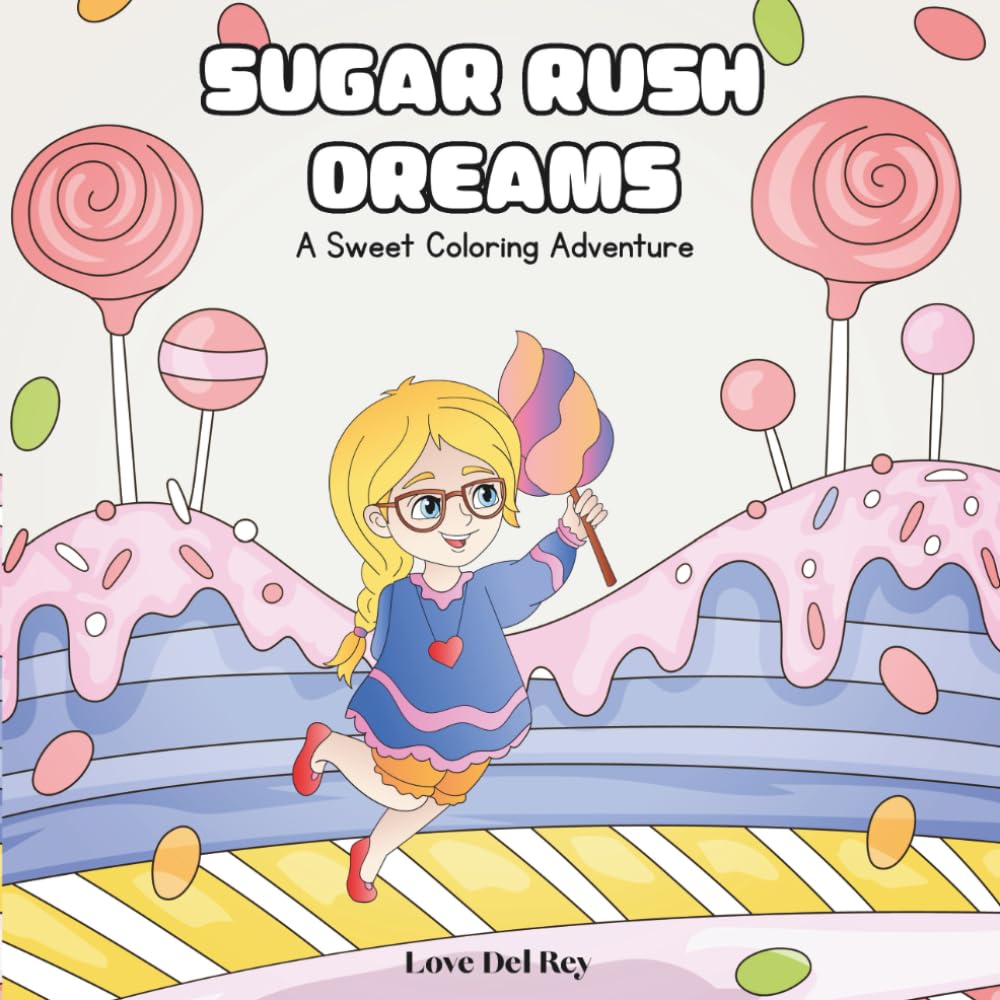 Sugar Rush Dreams: A Sweet Coloring Adventure
