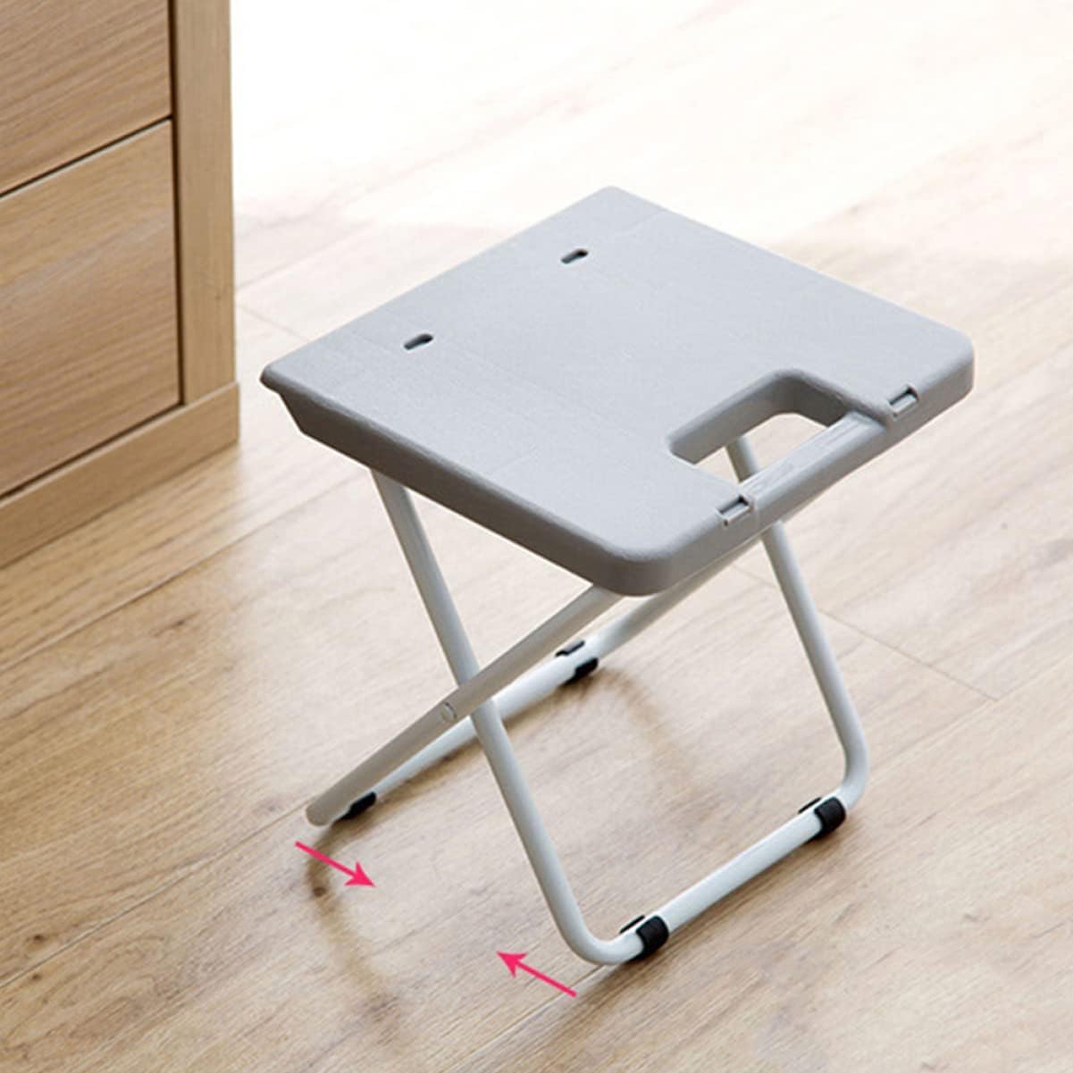 SEVIA Camping Stool, Portable Folding Stool Portable Folding Chair Collapsible Camp Stool Outdoor Footstool for Travel Walking Hiking Fishing Picnic Barbecue(1Pcs)-image-24