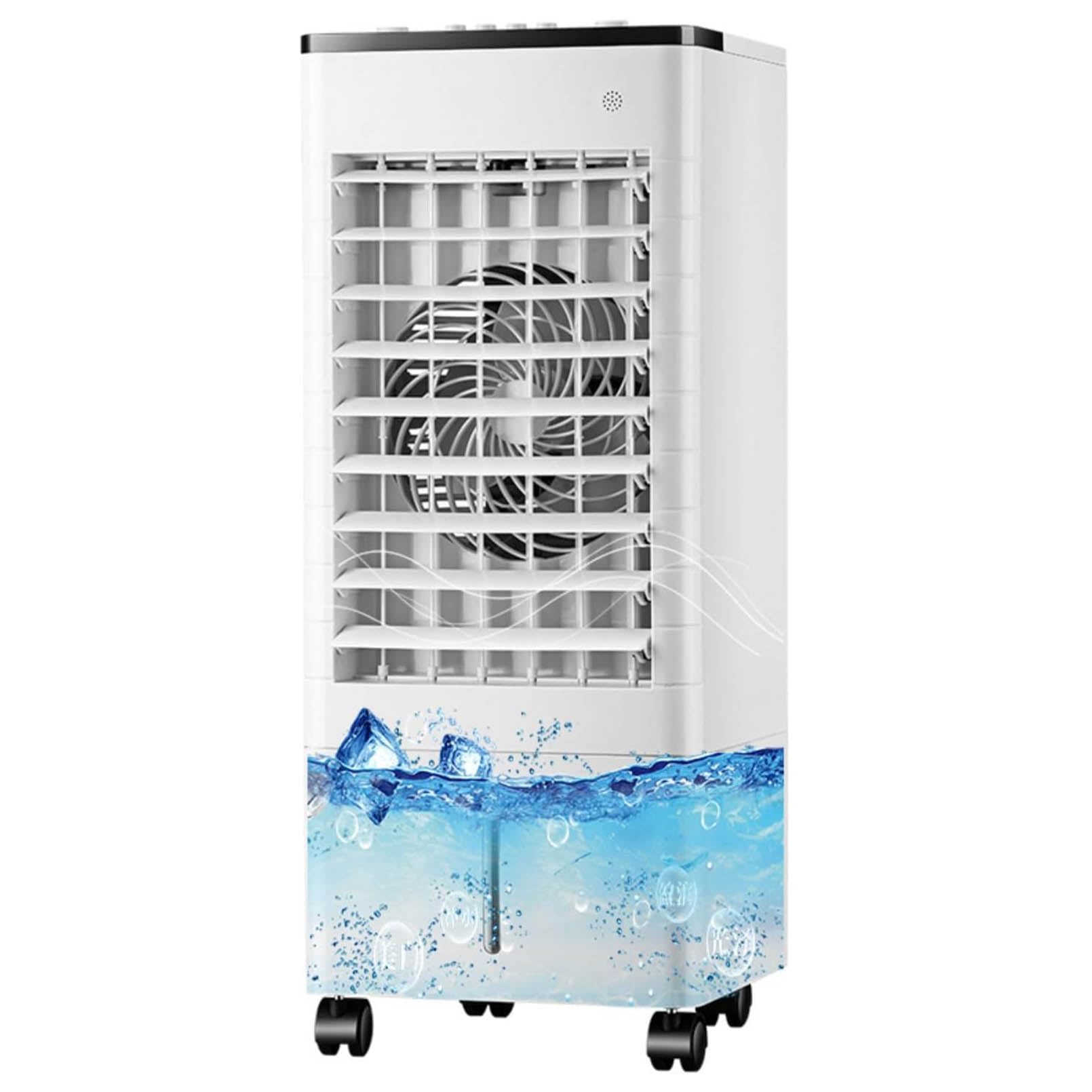 Climatiseur portable silencieux 3 vitesses grand réservoir 9L pour rafraîchir la maison