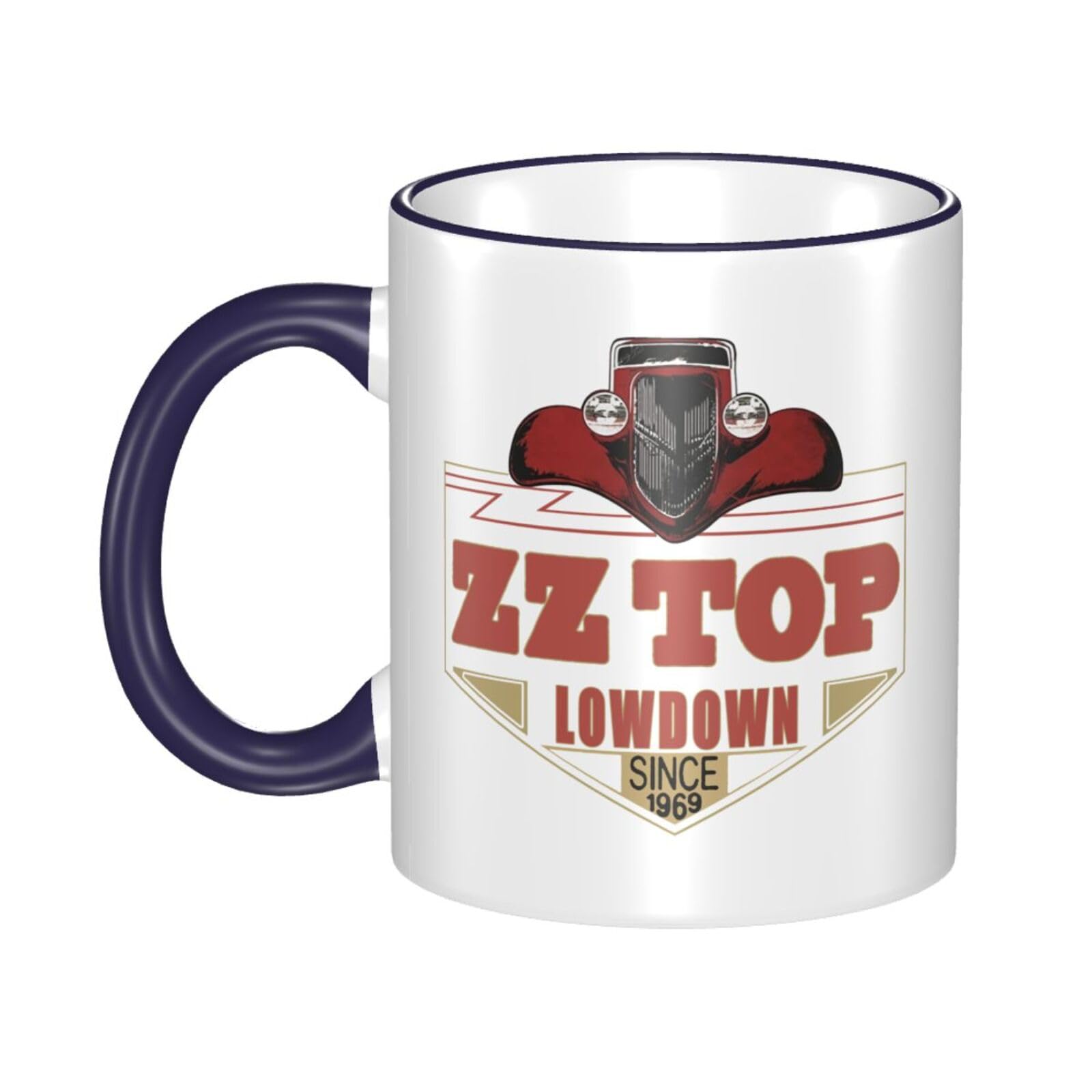 Amazon.co.jp: マグカップ Zz Top Zzトップ 赤 車 陶磁器 レンジ可