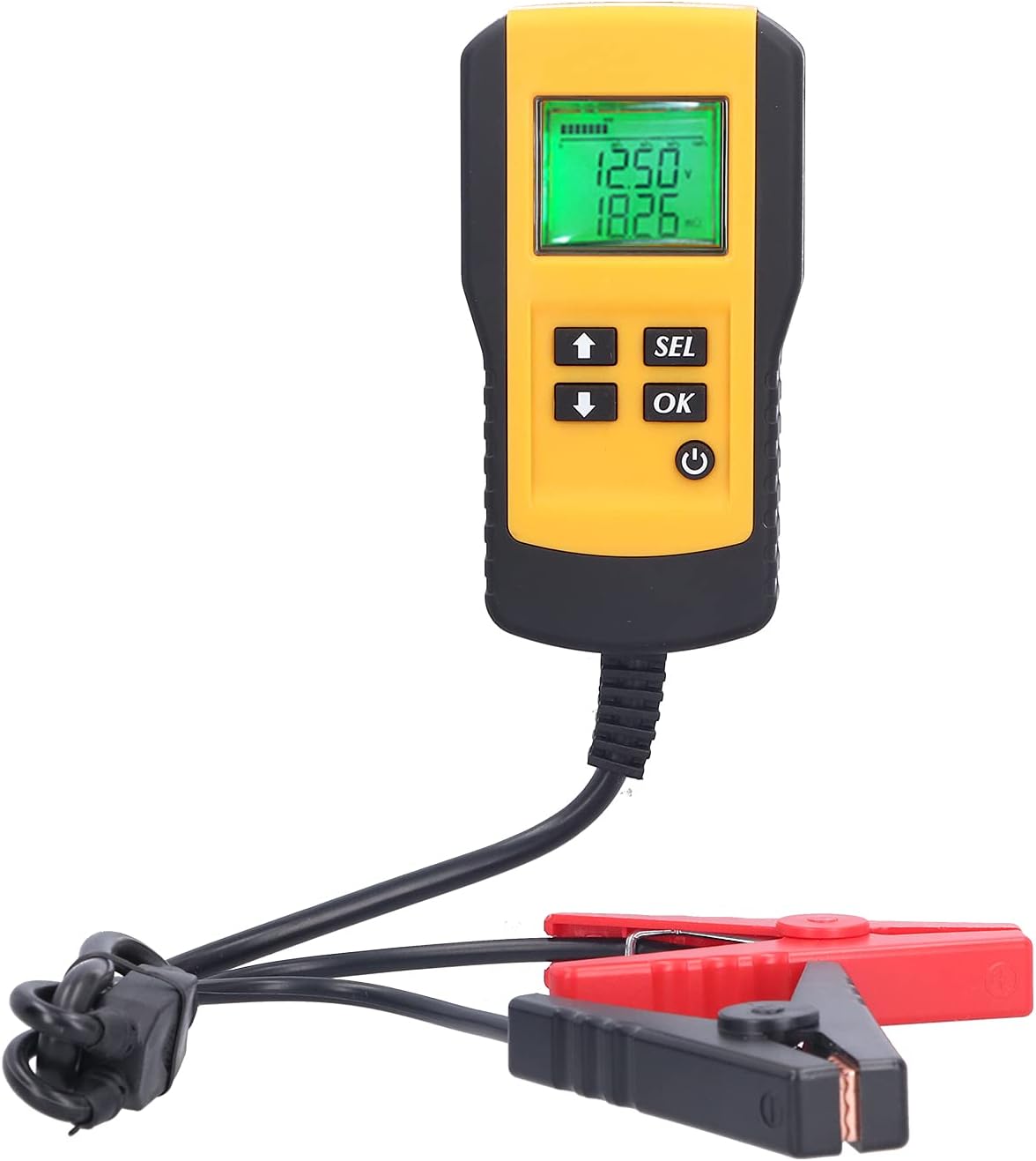 Auto Battery Load Analyzer with LCD Display for Test Battery Life Percentage, 12V Car Battery Tester, Voltage, Resistant and CCA Value, 12V Car Battery Tester, Auto Battery Load AnalyzerBattery T