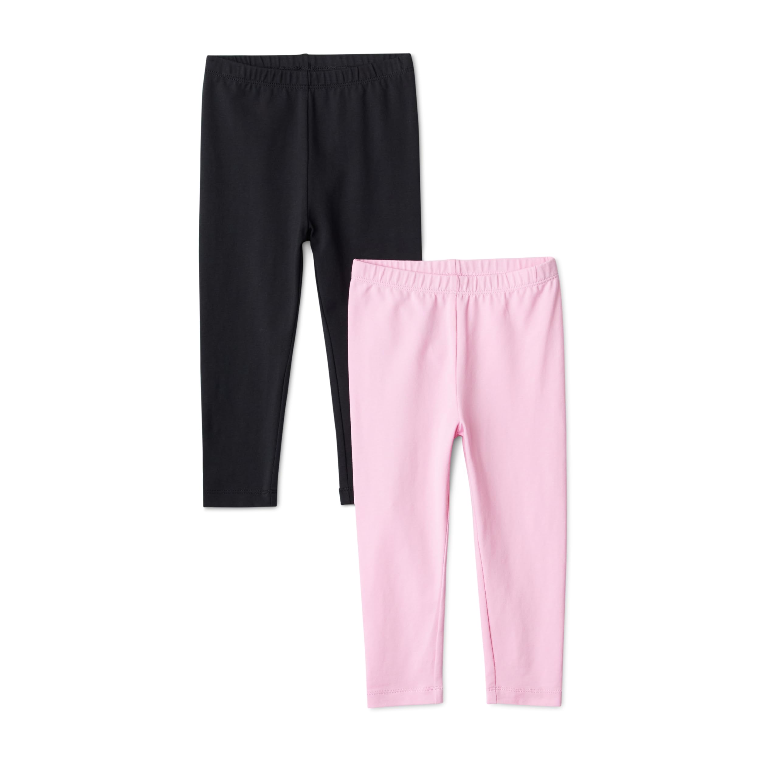 Amazon Essentials Girls' Cotton Stretch Leggings, Multipacks