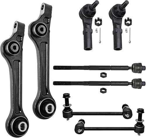 Miniatura 78 de Detroit Axle - Kit de suspensión frontal de 8 piezas para Chevy Aveo Aveo5 Pontiac G3 Wave Wave5 Suzuki Swift+ 2 brazos de control inferiores con