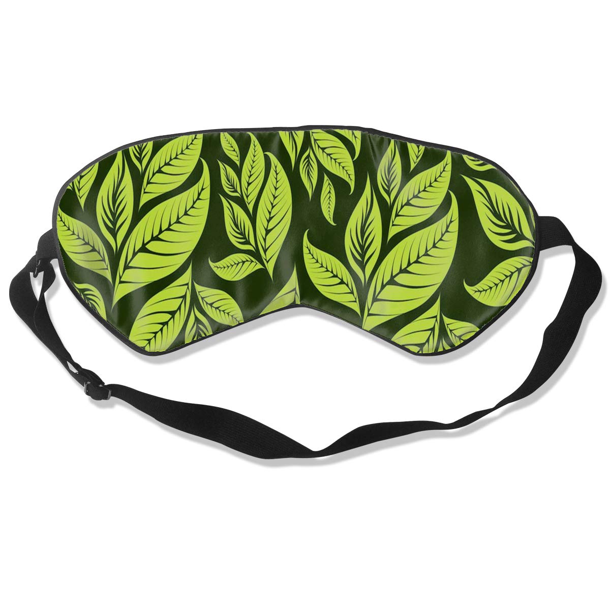 Eye Mask Green Leaves Personalized Eyeshade Sleep Mask Soft for Sleeping Travel for Children