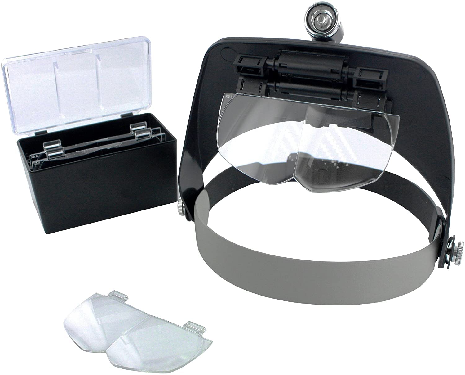 S-LC1764LED - Modelcraft - LED Headband Magnifier w/ 4 lenses