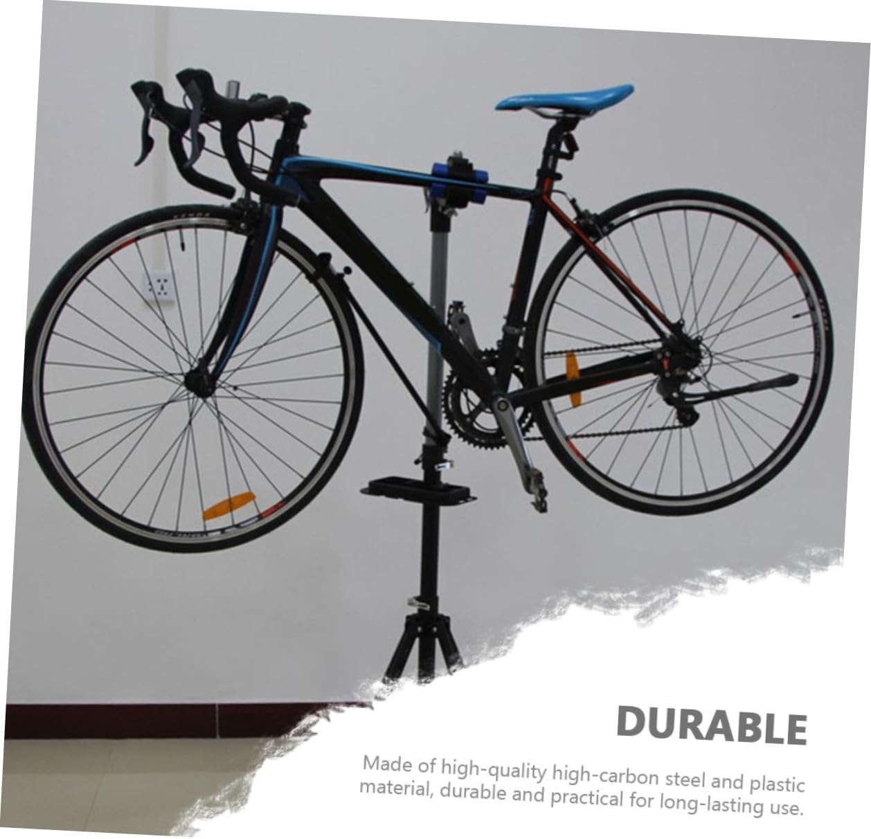 Zerodeko Sturdy Bike Wall Hanger Rack for Mountain and Road Bikes Space-saving Upright Garage Storage with Stable Wall-mounted Design Smooth Rounded Edges for Safe Indoor Use and Repair