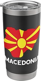 Macedonia Map Republic Of Macedonia Macedonian Pride Stainless Steel Insulated Tumbler