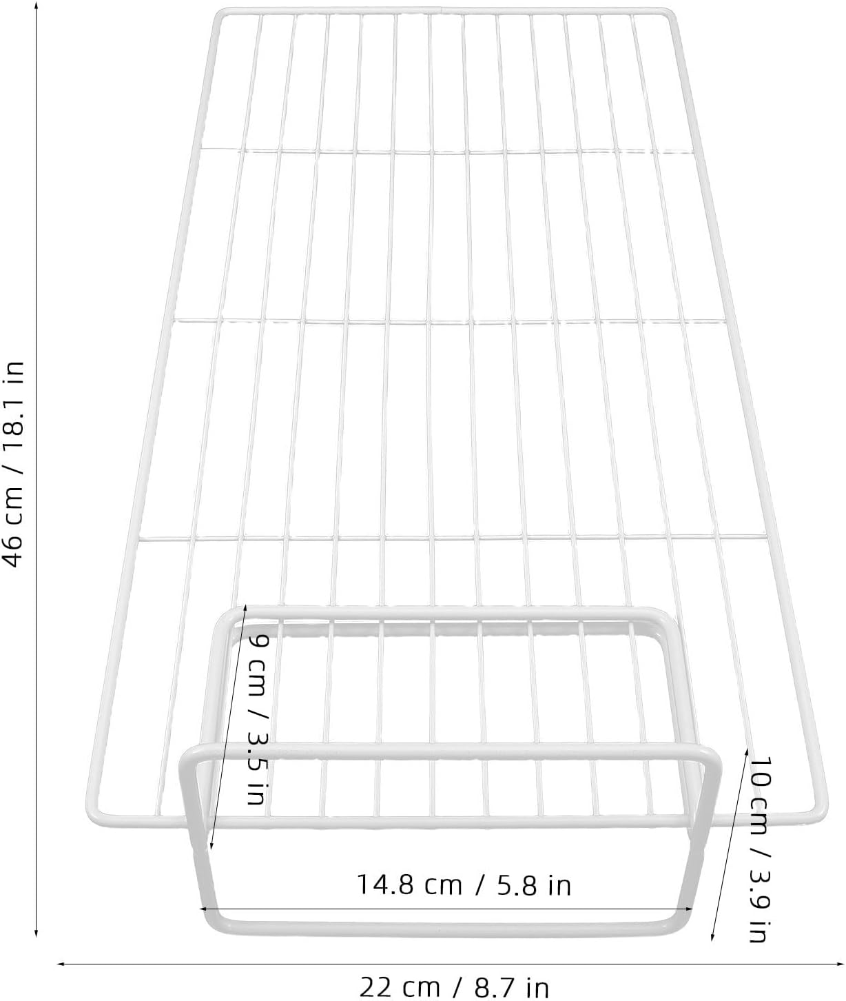 Freezer Shelf Divider Iron Wire Separator 18x8.7 Inch