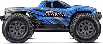 Traxxas Mini MAXX RTR RC Monster Truck w/Battery & Charger - Blue