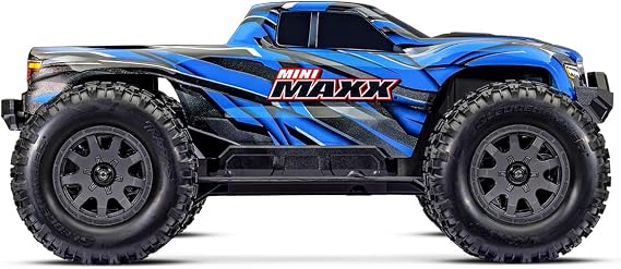 Traxxas Mini MAXX RTR RC Monster Truck w/Battery & Charger - Blue