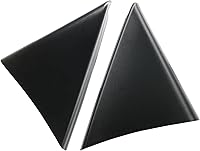 Kyumvio Front Door Upper Trim Panel Triangle Cover Driver & Passenger Side for 2007-2013 Chevy Silverado GMC Sierra 1500/2500/3500 HD