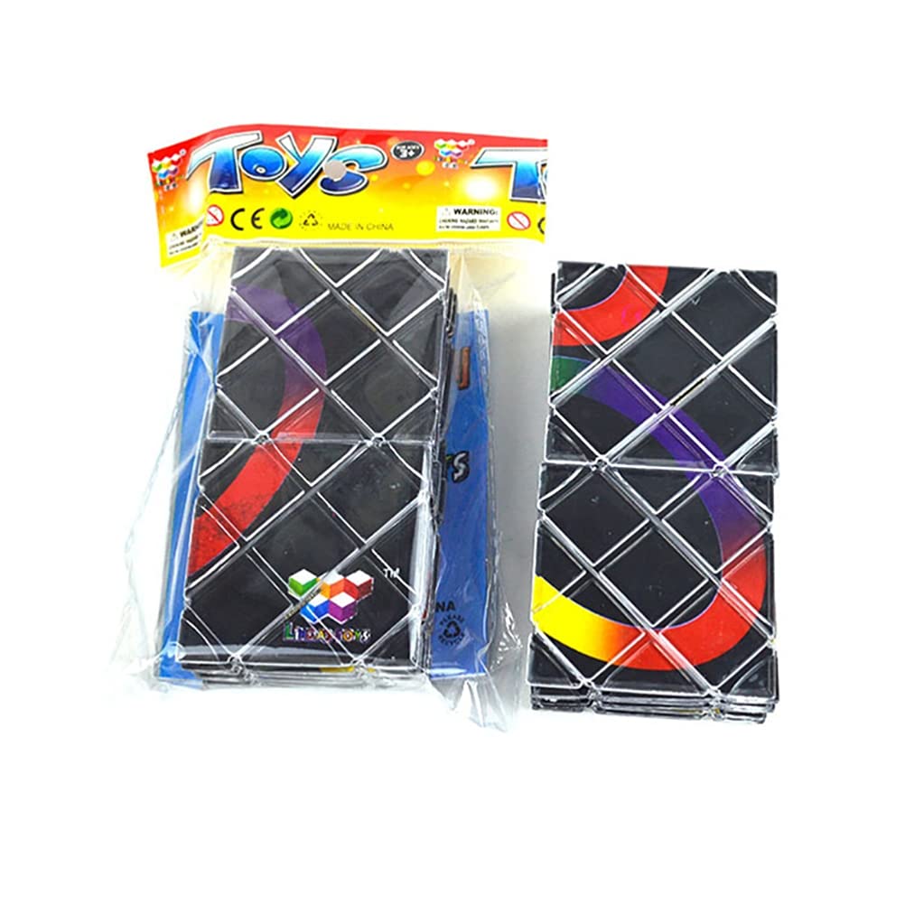 Magic Folding Puzzle Cube, 8 Panels Infinity Flip Cubes, Twisty Magic Cube, Classic Educational Stress Relieving Toys (Black B) - Image 4