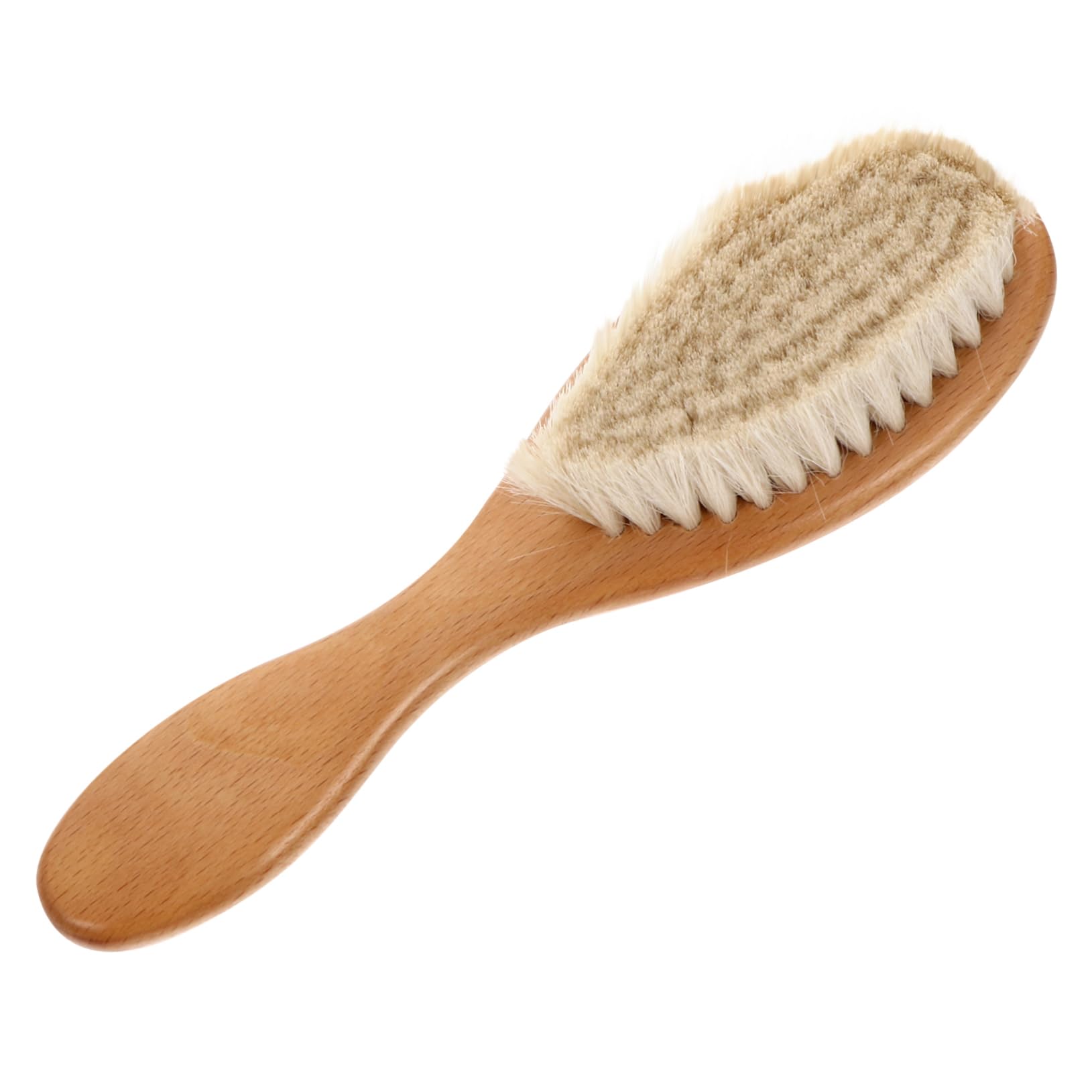 WOONEKY Toddler Hair Accessories Baby Hairbrush Wooden Kids Shampoo Brush Comb Set Detangler Brush