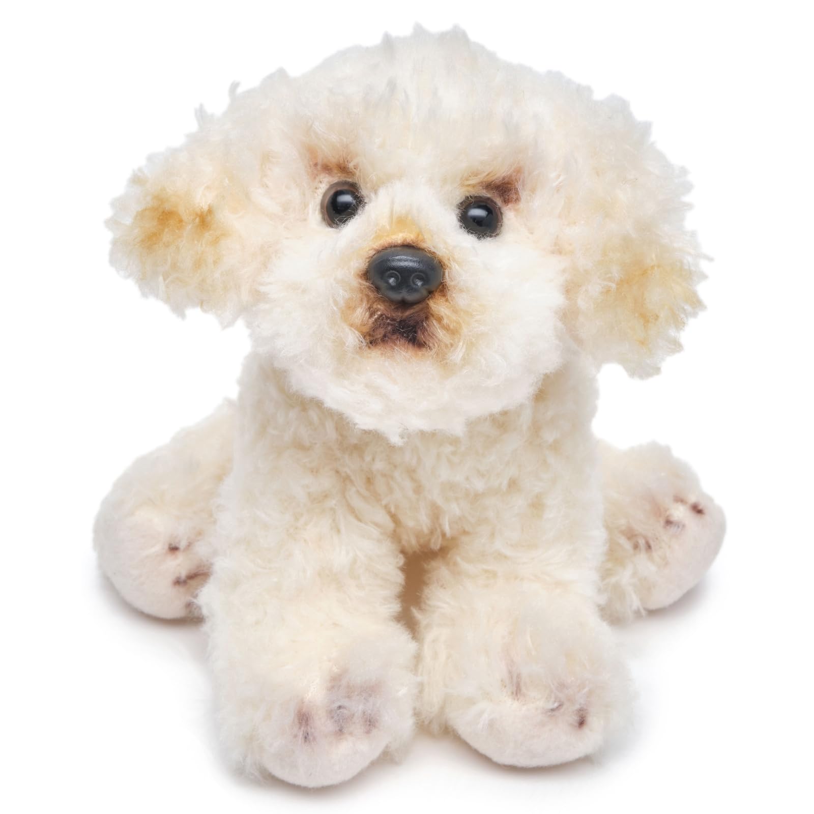 Bearington Dog Stuffed Animal - Puppy Realistic Stuffed Animals - Plush Dog Toys for Kids Poodle Labradoodle Plushies - Lil` Bisquit 6 Inch