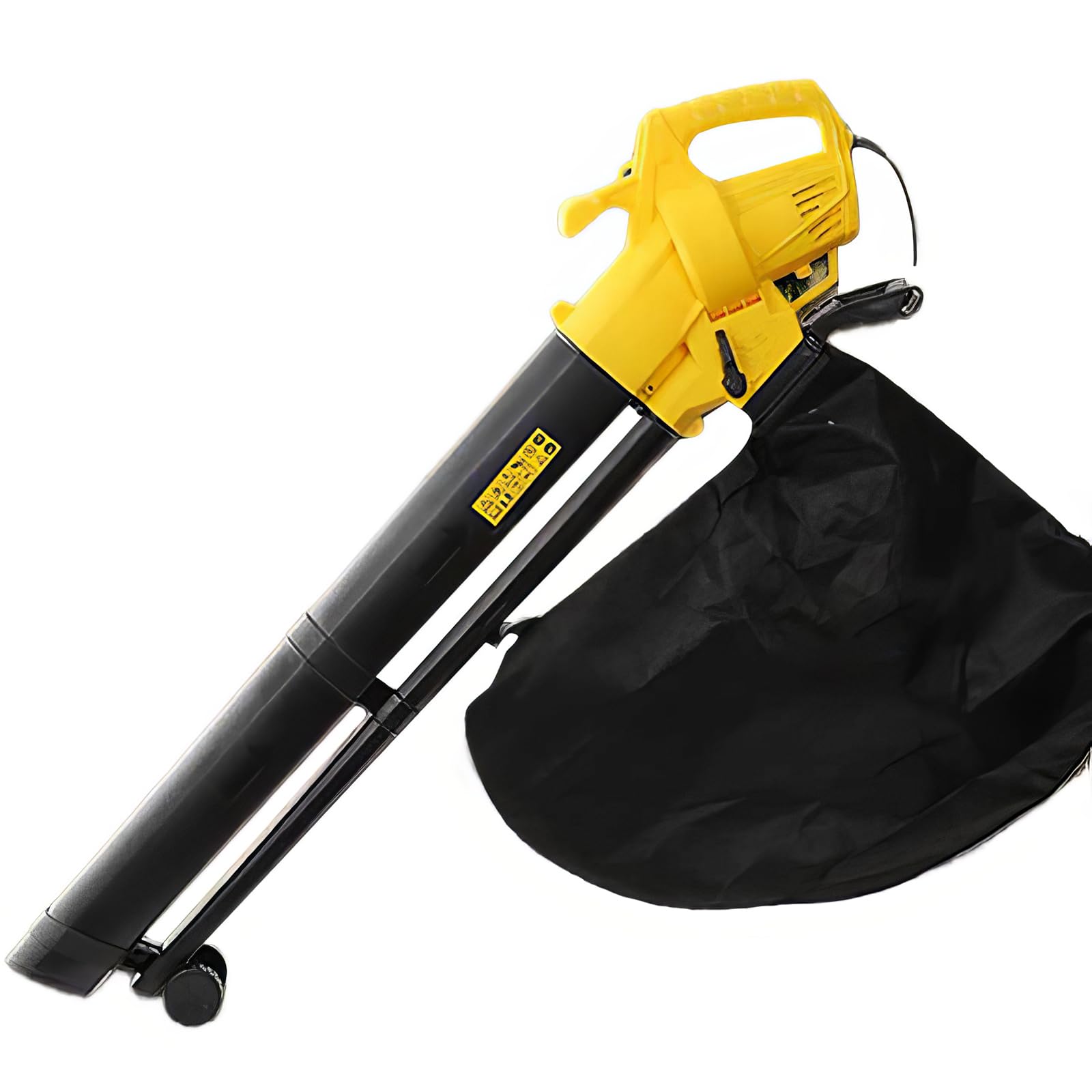 Soplador y trituradora de Hojas para jardín 3 en 1, aspiradora y sopladores jardín eléctricos de 3000 W, aspiradora de Hojas para jardín con Bolsa recolectora de Hojas de 35 l,Correa Transporte