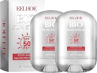 2 unidades Bio Sun Stick SPF50, protector sol...