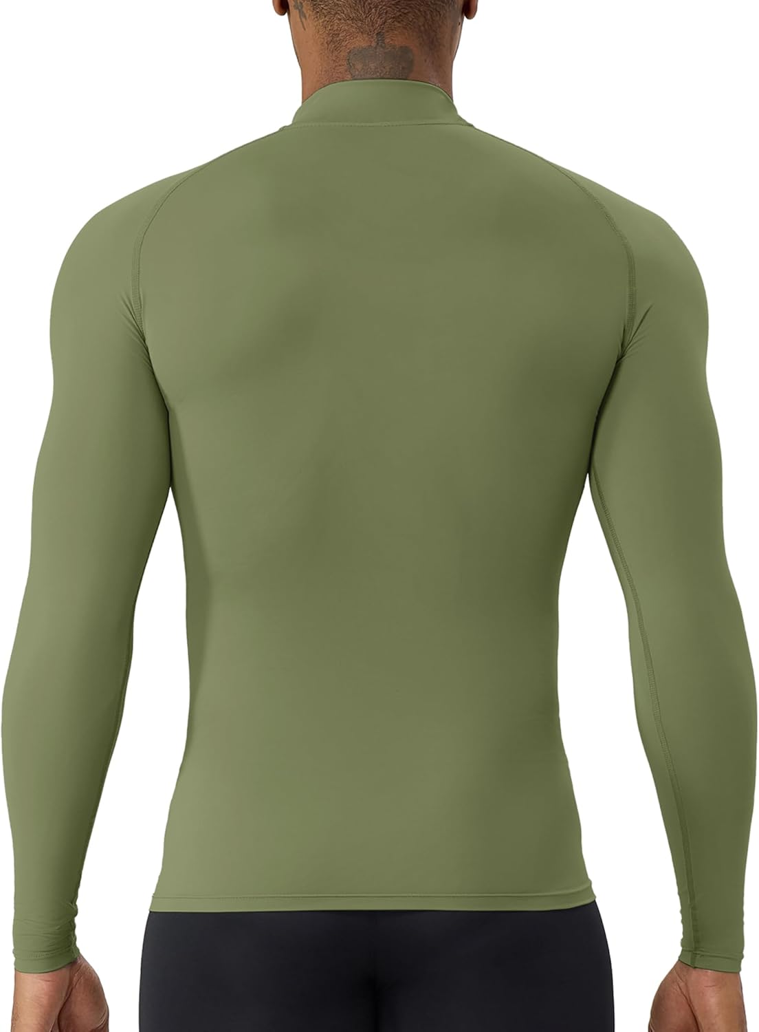 SPVISE Quarter Zip Workout Pullover Men Dry Fit Long Sleeve Compression Tee Mock Neck 1/4 Zip Mens Sweatshirt Sport Baselayer - Image 2