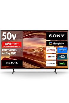 Amazon | ソニー(SONY) テレビ 50インチ 液晶 4K ブラビア KJ