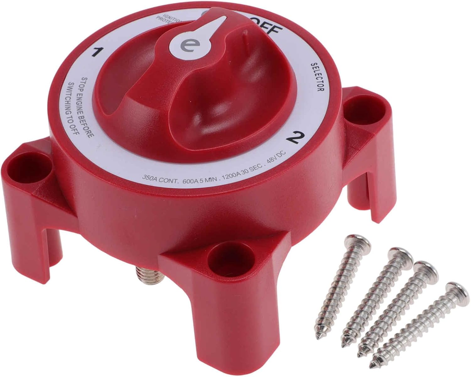 Battery Disconnect Switch 32V Battery Power Cut Isolator Kill Switch ON/Off Batteries Cut Off Switches for Cars Vehicles RVs and Boats 1 Pc