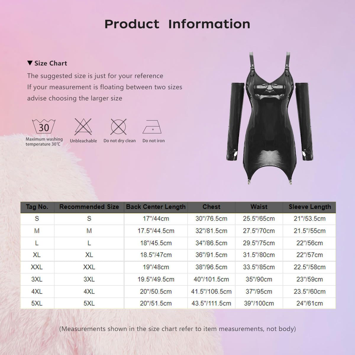 Minivestido de cuero para mujer con clips de liguero, tirantes ajustables, vestido de lencería para fiesta de club