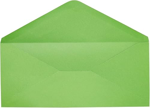Miniatura 8 de Sustainable Greetings Sobres de negocios – Paquete de 200 sobres #10, verde, sello engomado, sobres de colores en tamaño carta para invitaciones,