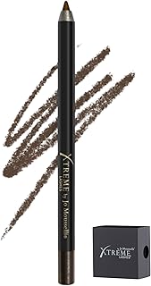 Xtreme Lashes GlideLiner Long Lasting Eye Pencil with Sharpener, Truffle, 0.04 Oz, Waterproof Makeup, Gel Formula, Blendable, Smudge, Fade, & Sweat Proof