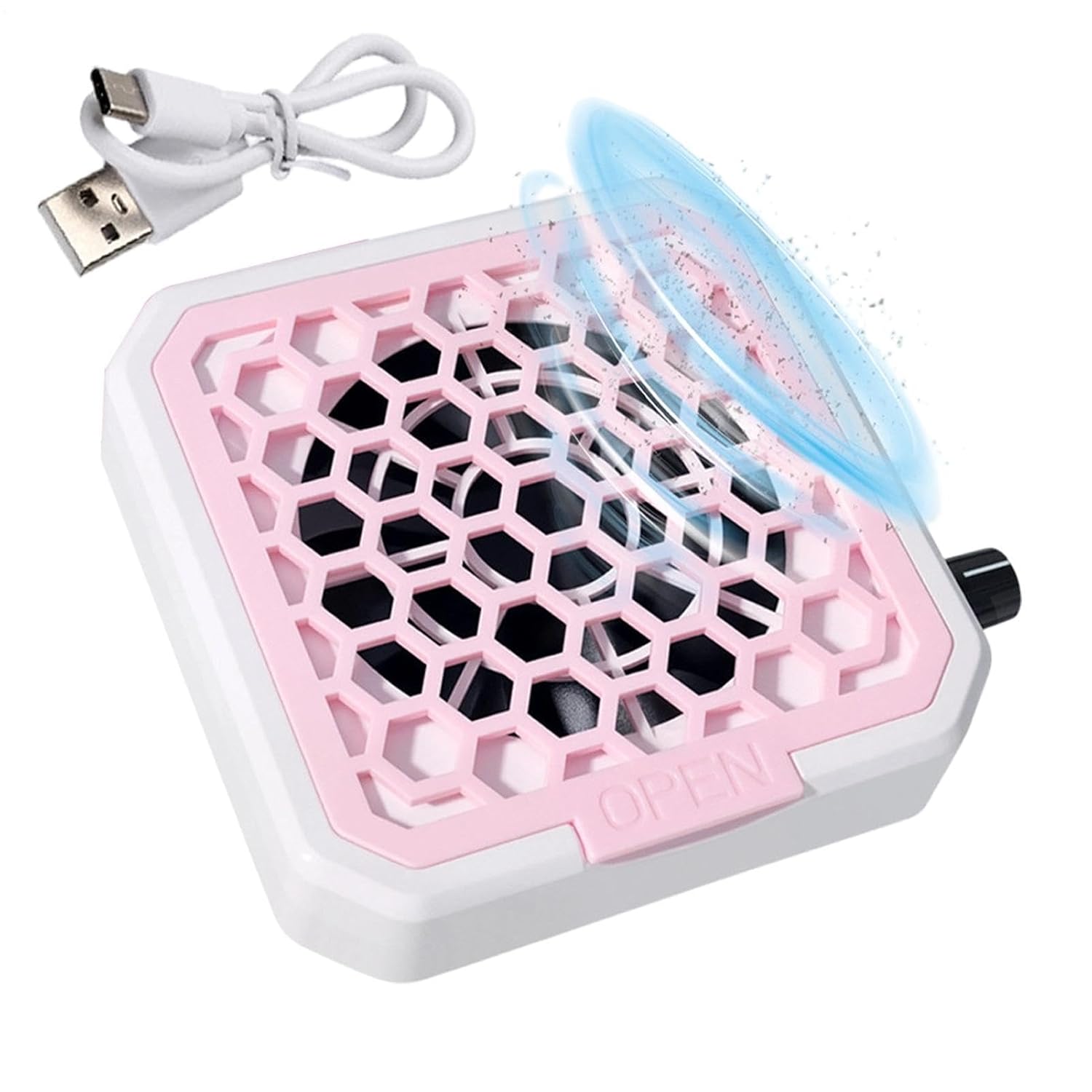 Dust Collector Nail Tech Cordless Portable Manicure Tools | Professional Nail Dust Collector for Manicure Pedicure Cleaning Polishing Home Salon Travel Daily