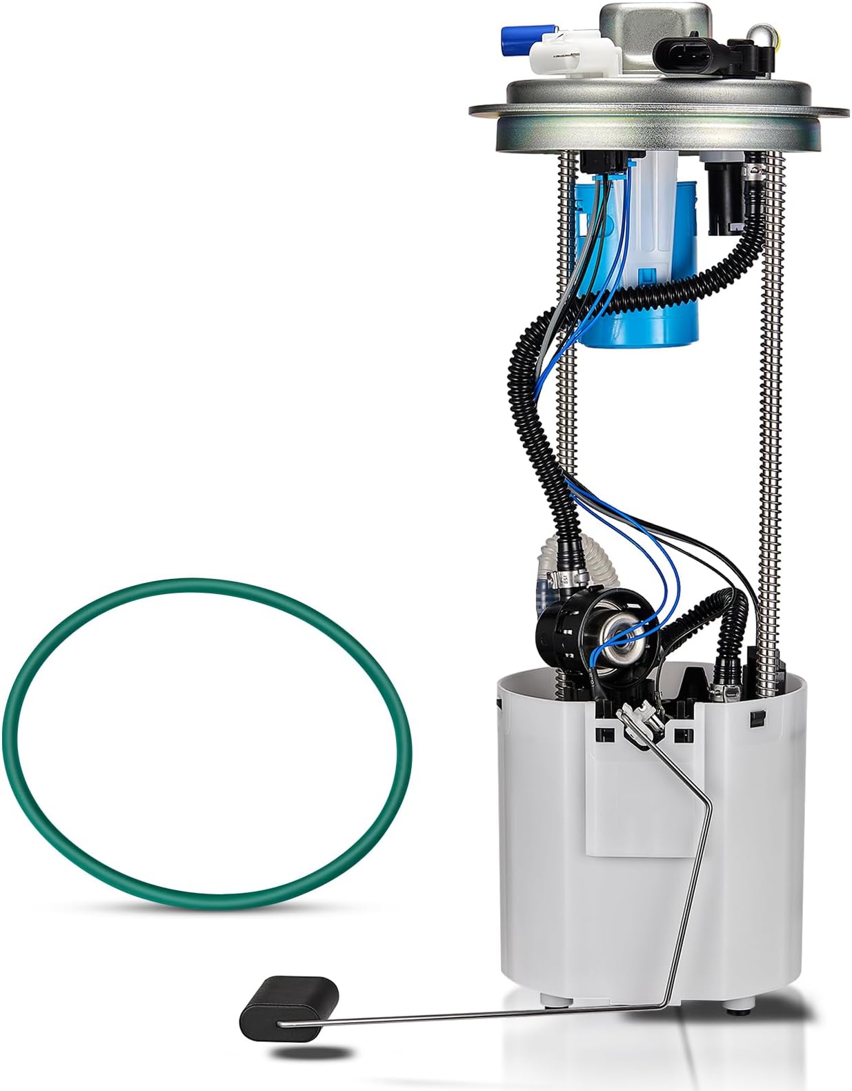 E3747M Electric Fuel Pump Assembly with Pressure Sensor Compatible with Chevrolet Silverado 1500, Compatible with GMC Sierra 1500 V8 4.8L 5.3L 6.0L 2007-2008, Replaces 530-2271, F2758A