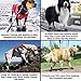 Meric Dog Shoes, Comfortable Warm Paw Protectors, Wear and Bite-Resistant, Sturdy and Durable Sole, Water-Resistant Boots, Perfect Anti Slip Booties for Medium to Large Dogs