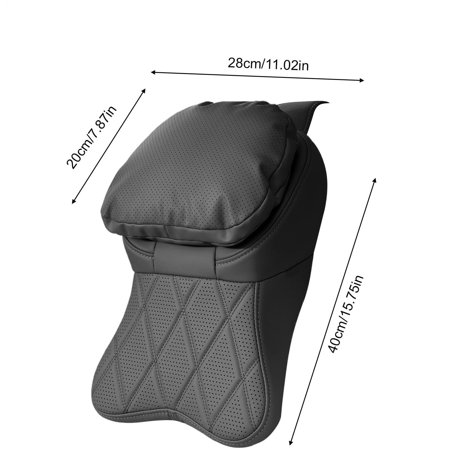 Cuscino Poggiatesta per Autovettura Cuscino Ergonomico con di Regolazione | Poggiatesta da auto Viaggi in Aereo Ufficio Guida Gita Camion e Volo