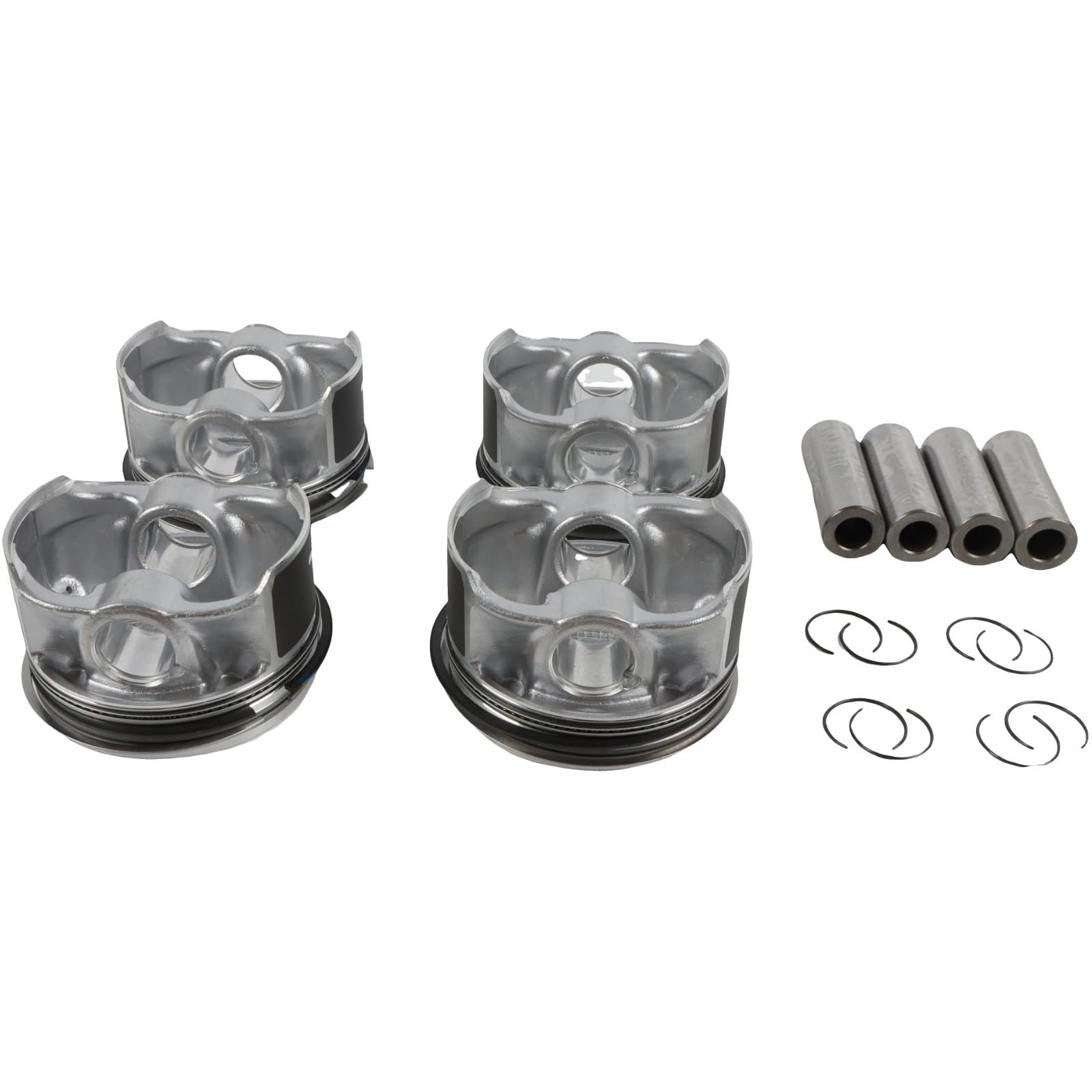 Lot de 4 segments de piston moteur AG9Z-6108-L Compatible pour Land Rover Discovery Range Rover Ford 2.0T/VOLVO Jaguar Pièces détachées auto