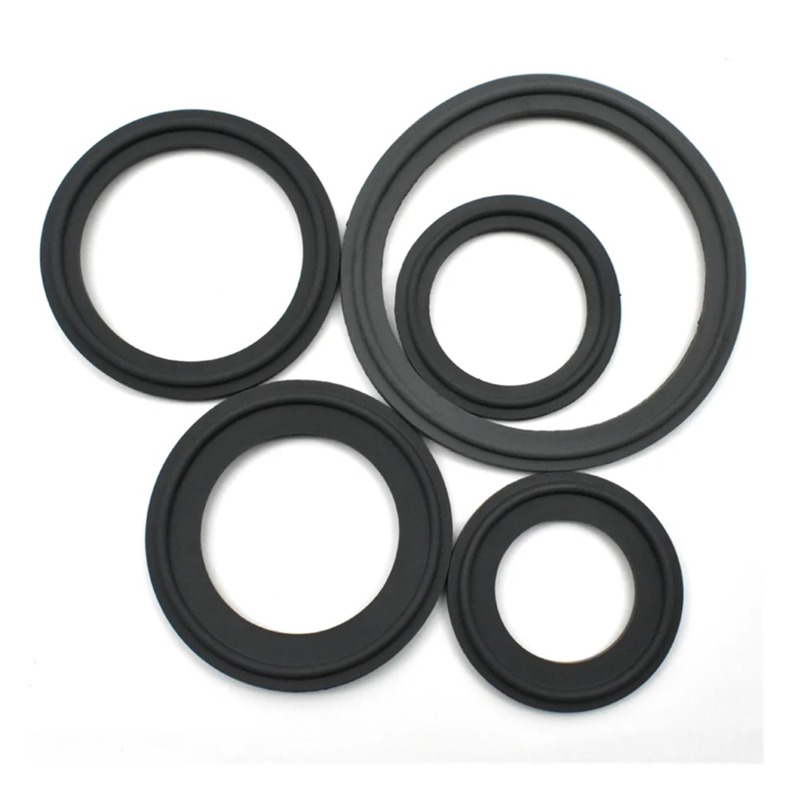 UWUKCJOKQ Hardware Fittings 5 Pcs 10 FKM Ring Gasket OD25.2mmOD50.5mmOD64mm Three-Clip Sanitary Food Grade Seal Mechanical(5 pcs,159mm-183mm)