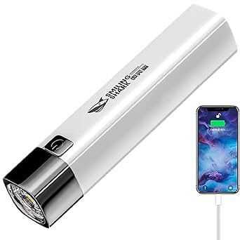 Prostuff.in 990000LM Ultra Bright 1200mah Portable High Power USB Rechargeable G3 Tactical Waterproof Led Flashlight Torch for Night Reading Outdoor Camping Multicolor 1 Pcs