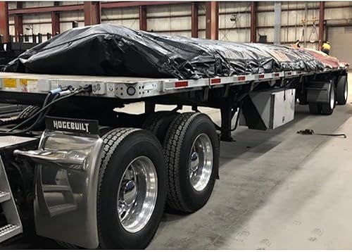 Vista 9 de Mytee Products Lonas planas para camiones Lona de maquinaria de acero 30' x 30' - Negro