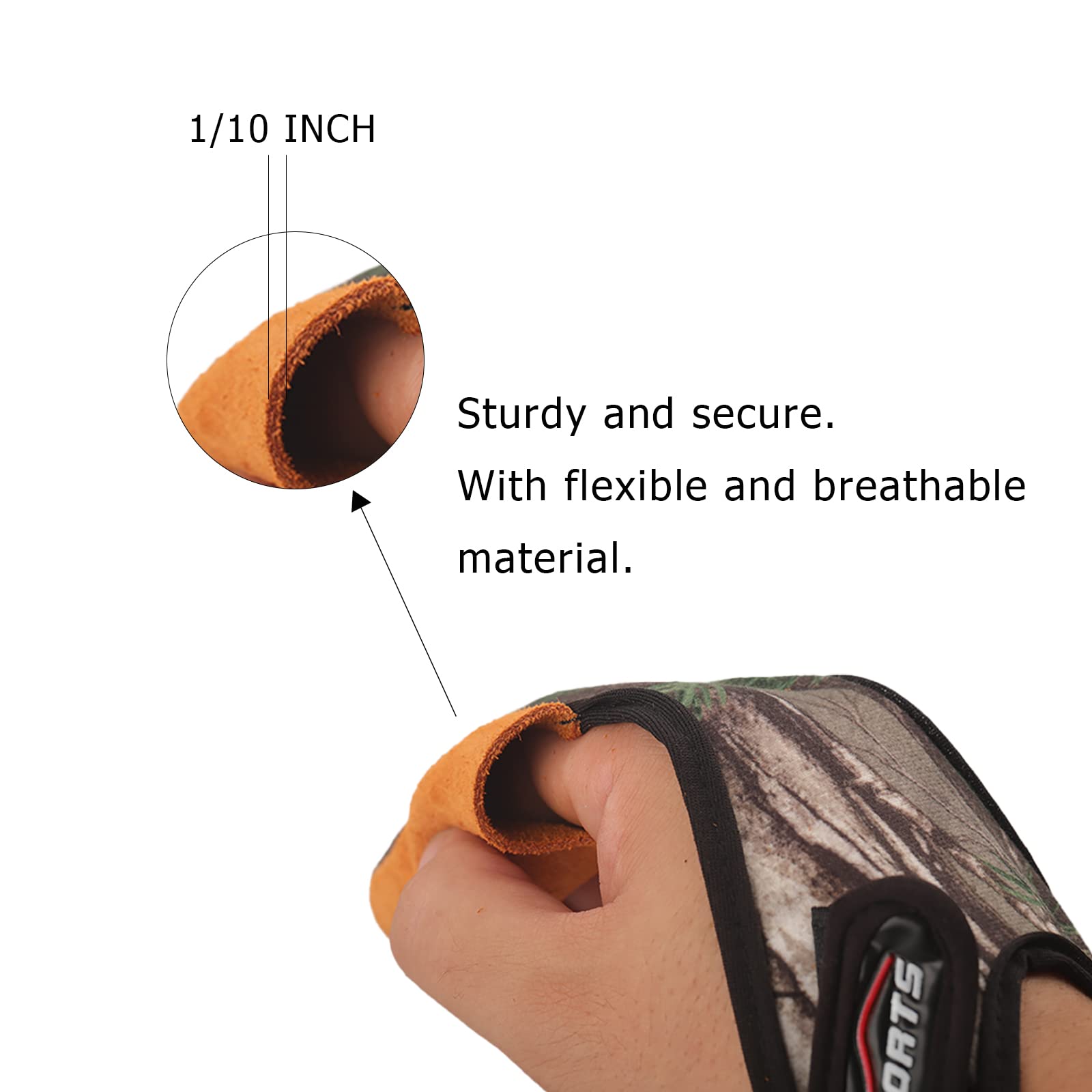 LITTMA Guantes de pesca de un solo dedo, guantes de pesca con un solo Dedo Sputnik, guantes de fundición para hombre, para surf, pesca, línea trenzada, resistente a la abrasión, protector de dedos