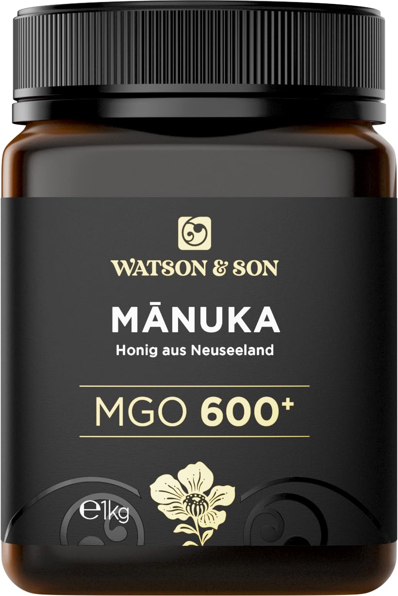 Watson & Son Manuka Honig MGO 600+ 1kg | Premium Qualität aus Neuseeland