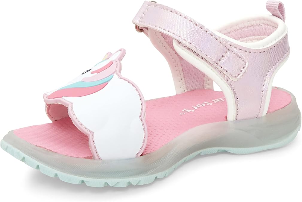 carter's Girls Dreamy Sandal, Pink, 8 Toddler | Sandals - Amazon.com