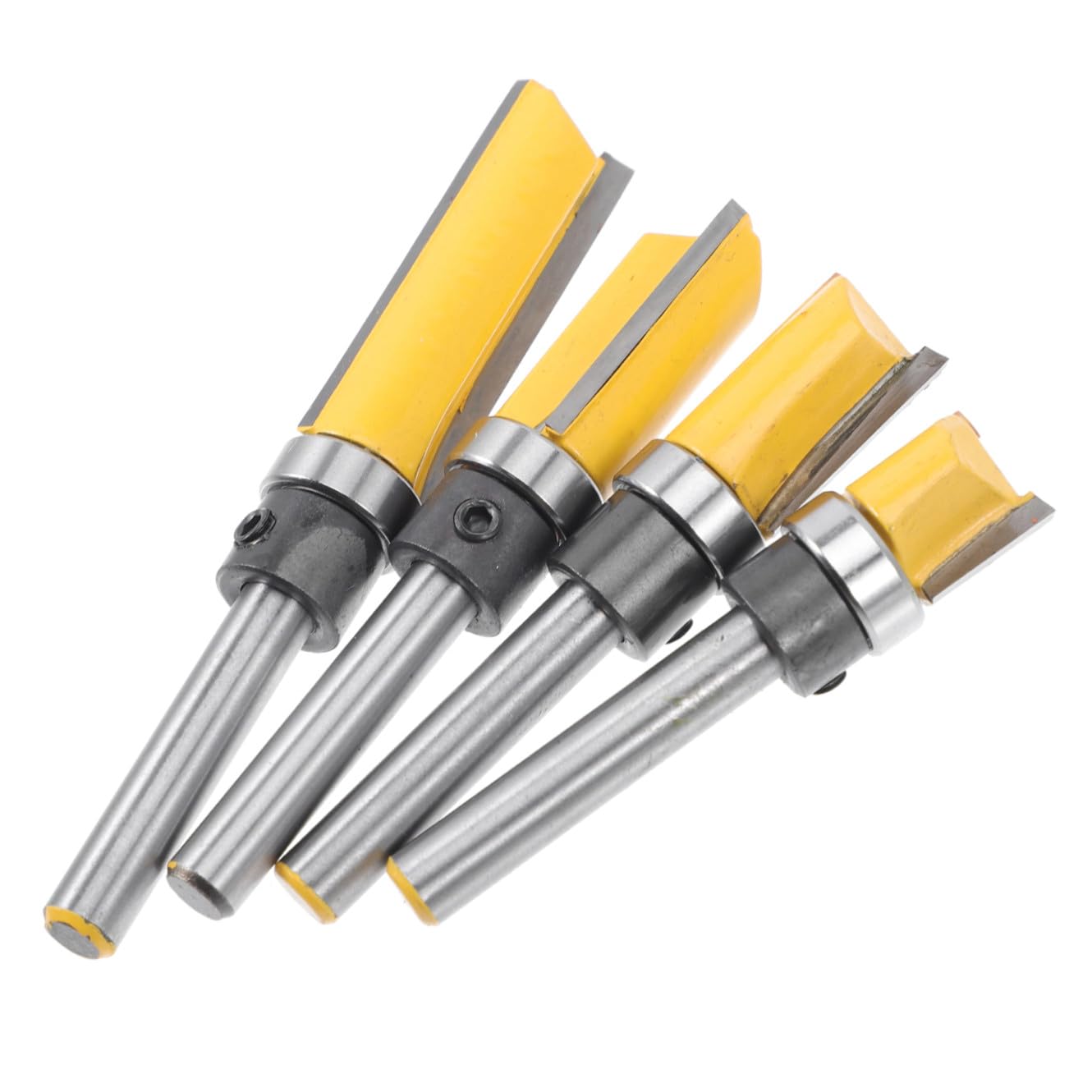 6mm Flush Trim Router Bit Set Bearing Woodworking Trimming Cutter for Grooving Compatible Router Tools 1 Piece