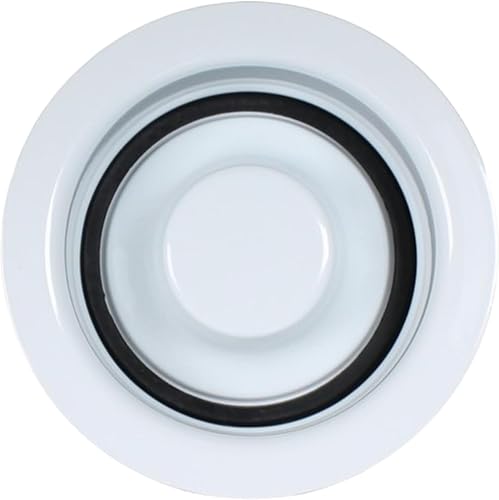 Miniatura 2 de Mr. Scrappy 21-DSFS3-WH - Tapón de desagüe para desagüe de 3 pernos, color blanco