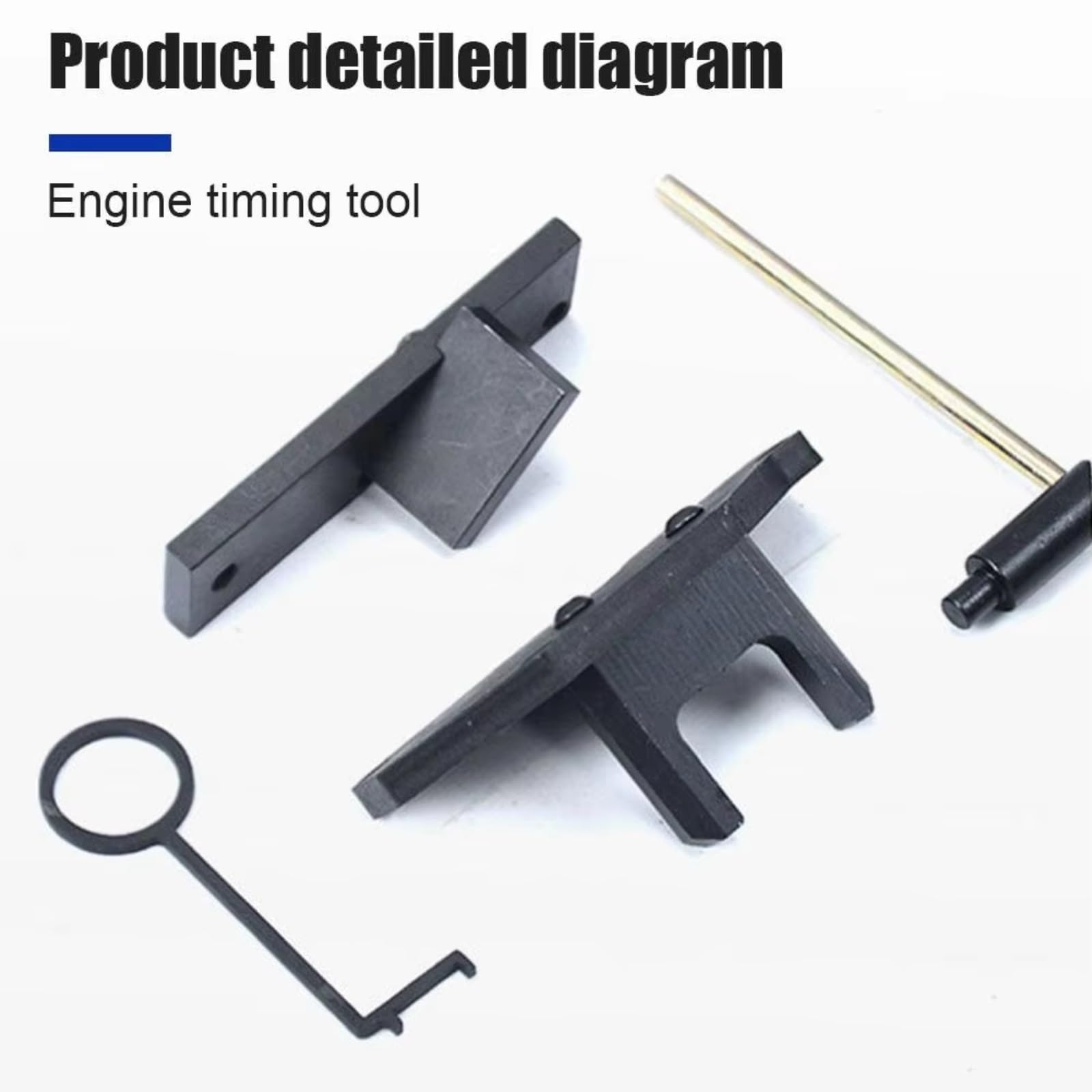 Herramientas Sincronización Compatible con Opel 2018+ 1.2 GDI EB2 PureTech Herramientas De Sincronización del Motor Comprobar Útil Kit Sincronización De Distribución Calada