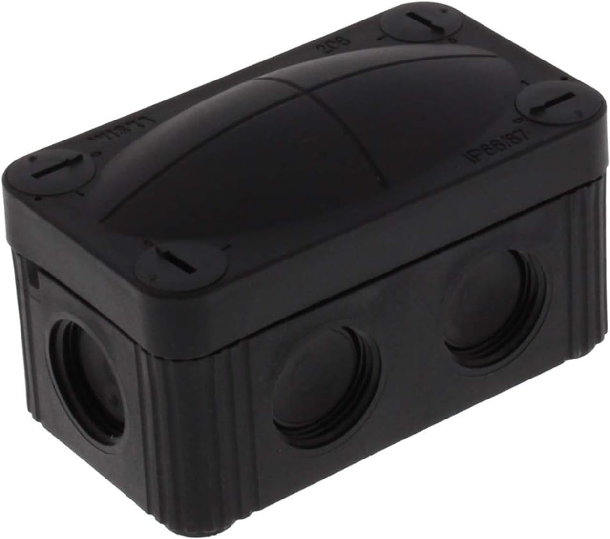 WISKA Box Combi 206 Black Empty IP66 Weatherproof Outdoor External Junction Box