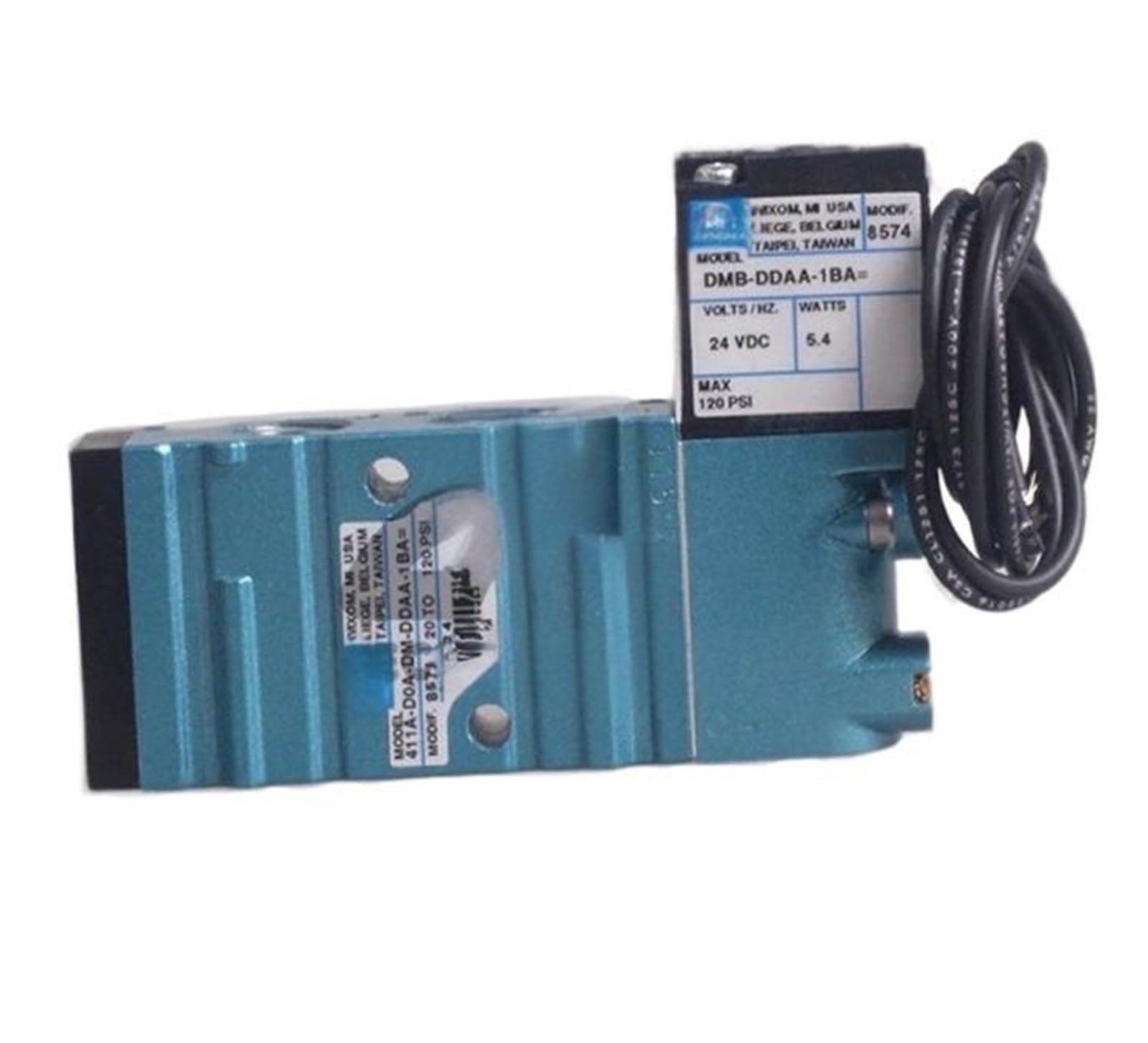Électrovanne 411A MAC Valves modèle 411A-D0A-DM-DDAJ-4JB pour automatisme