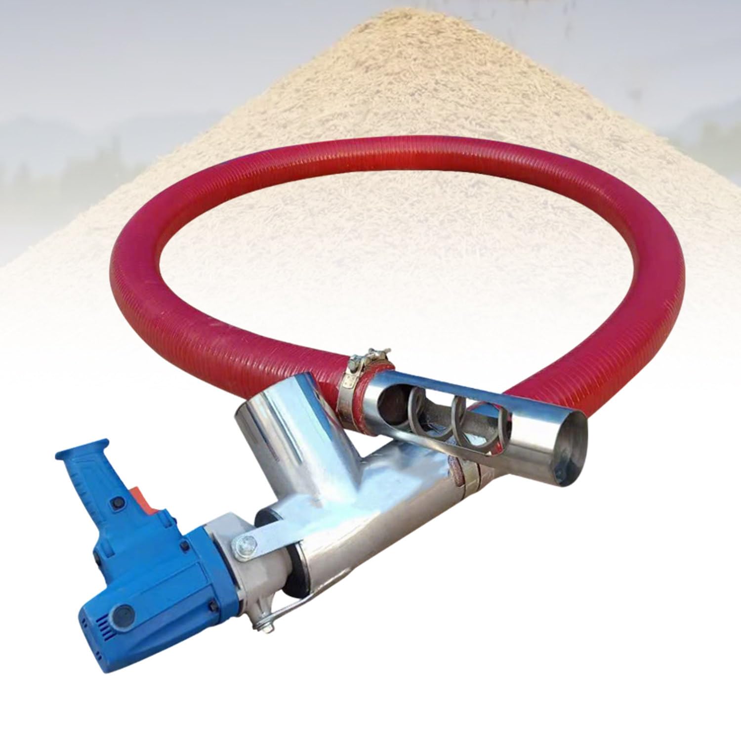 GLBMXDD Portable Grain Suction Machine,Screw Conveyor, Small Household Car Grain Conveyor Auger Screw Conveyor- High Suction for Efficient Grain Transportation