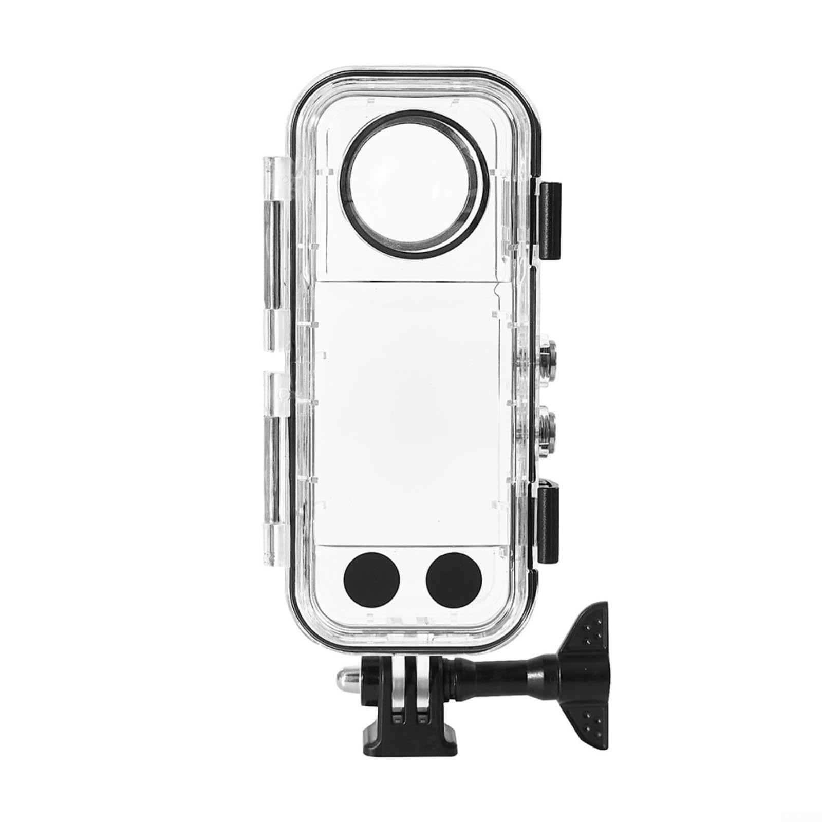 Custodia impermeabile da 40 m, custodia subacquea in vetro temperato, trasparente per guscio compatto con immersioni complete e snorkeling