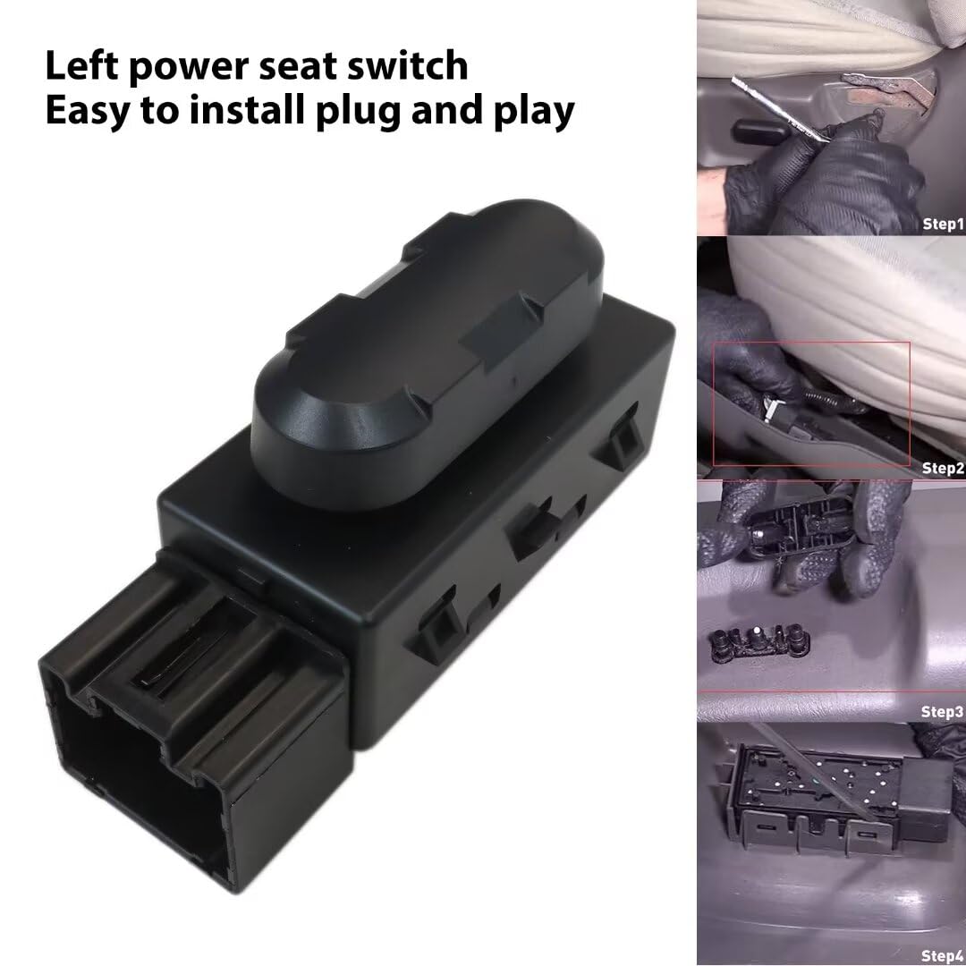 SW7258 Interrupteur de siège électrique côté conducteur pour Ford Mustang 2005-2014