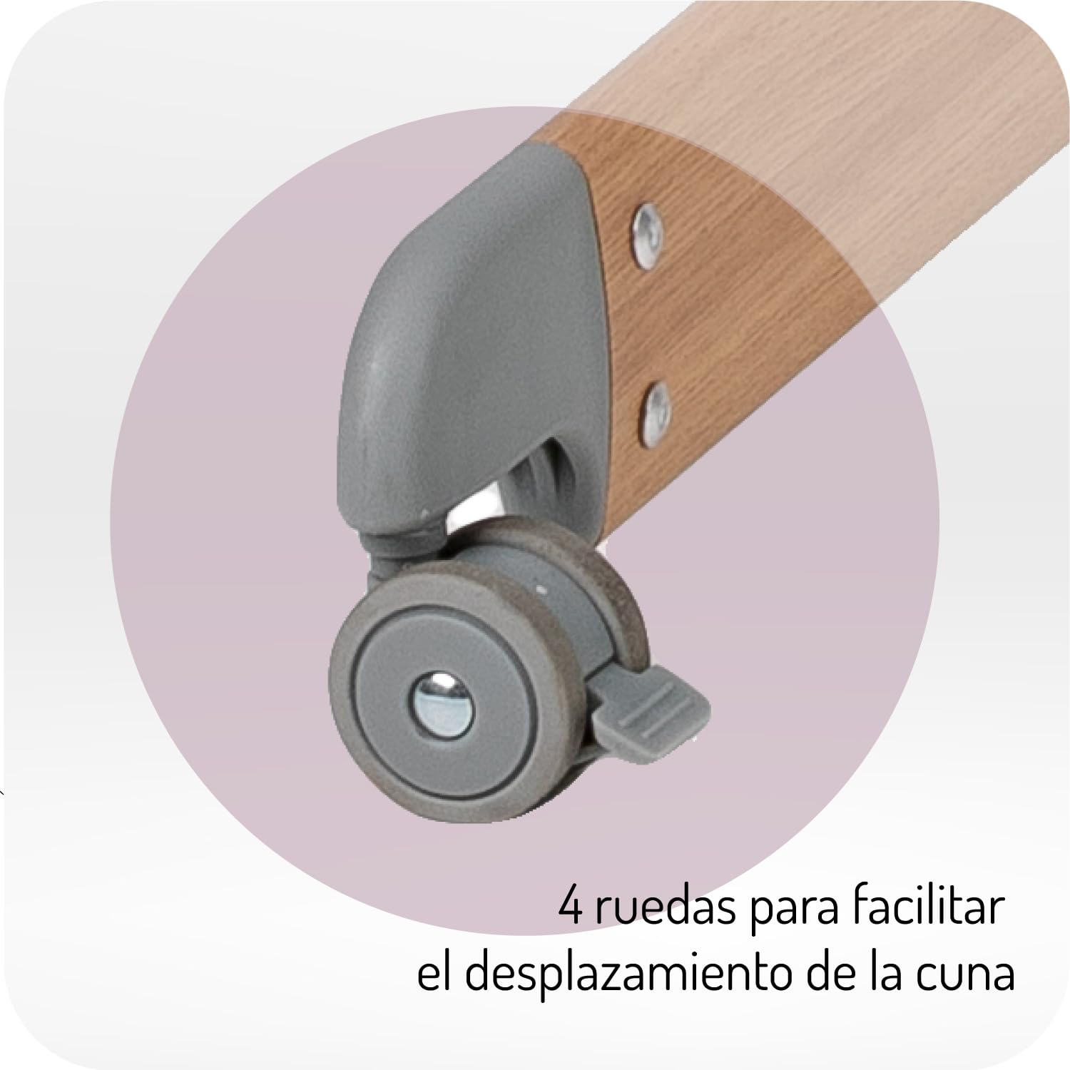 Momi La Cuna Smart Bed multifunción 4 en 1, Cuna colecho y Parque, para niños de hasta 15 kg, con Ajuste de Altura de 5 Posiciones, con colchón, Correas de sujeción y Ruedas