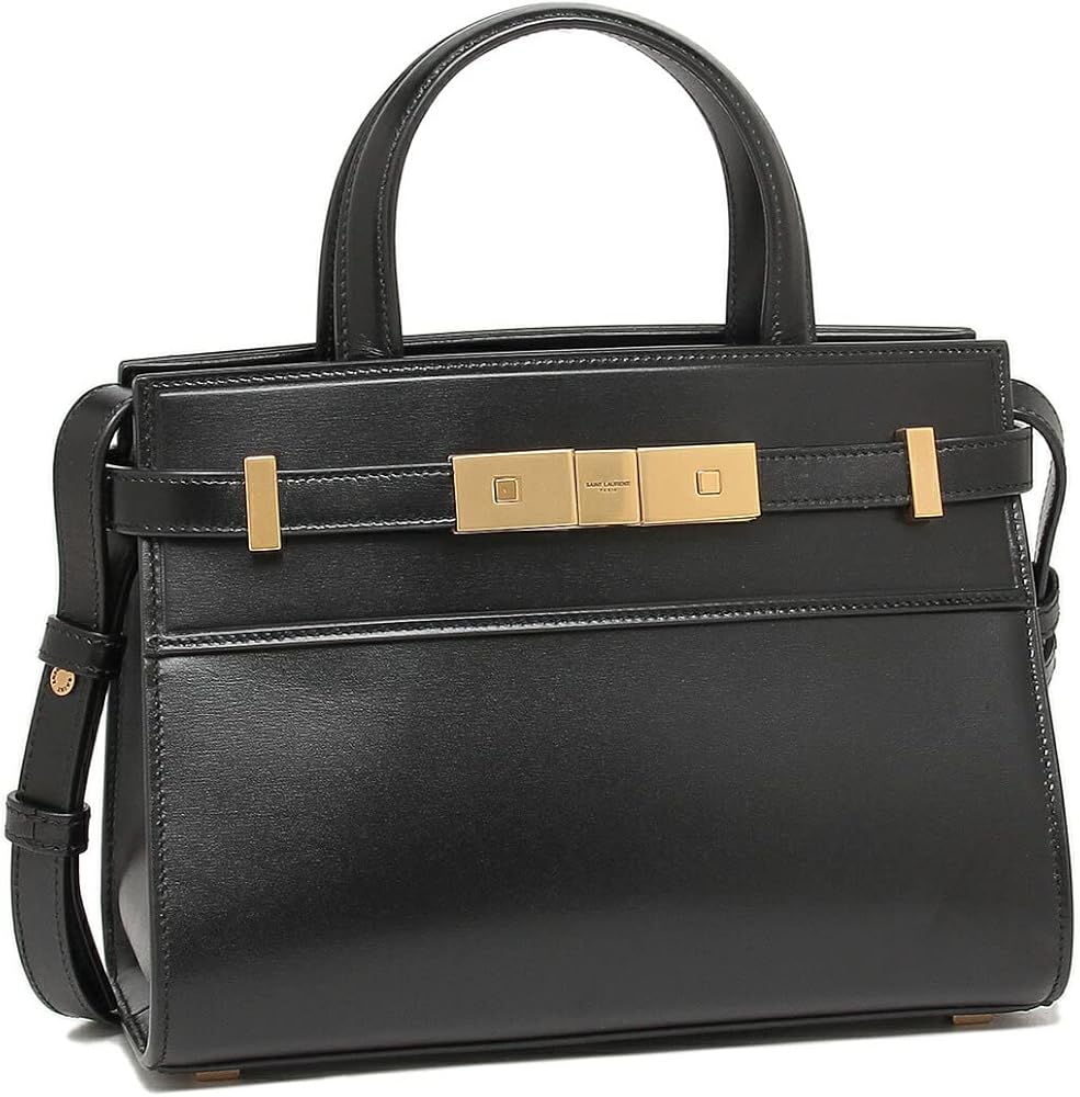 SAINT LAURENT マンハッタン マンハッタン ミニ（サンローラン ボックスレザー） ブラック | Saint